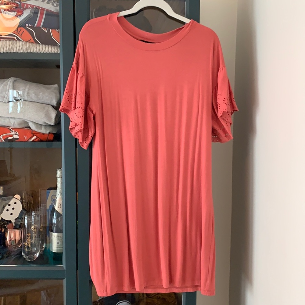 Pink T-Shirt Dress